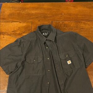 Carhartt Charcoal Button-Up Shirt